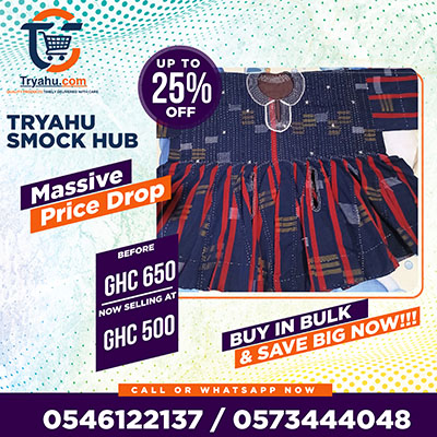 Buy African Smocks | Handwoven Ghanaian Fugu & Batakari Tryahu